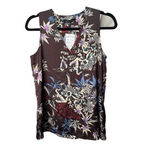 Judith & Charles wine colored sleeveless women’s blouse